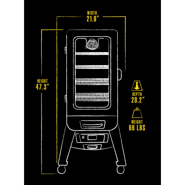 Pit Boss 3-Series Vertical Electric Smoker & Reviews | Wayfair.ca